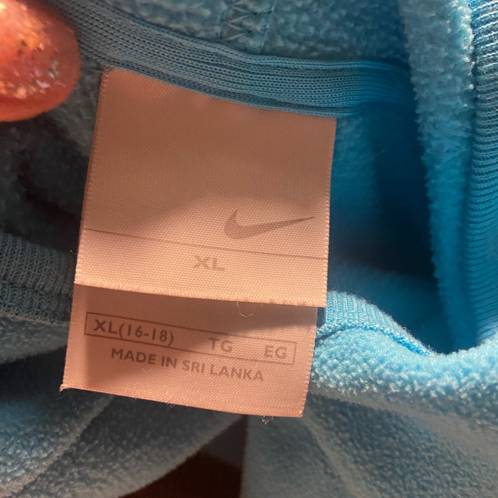 Blue Nike sweatshirt
